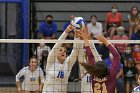 VB vs RIC  Wheaton Women's Volleyball vs Rhode Island College. - Photo by Keith Nordstrom : Wheaton, Volleyball, VB